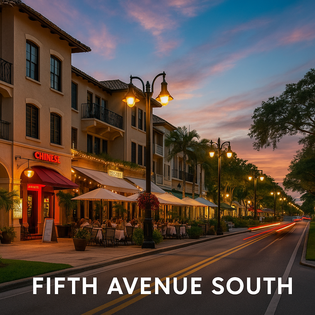 Fifth Avenue South nightlife, East Naples